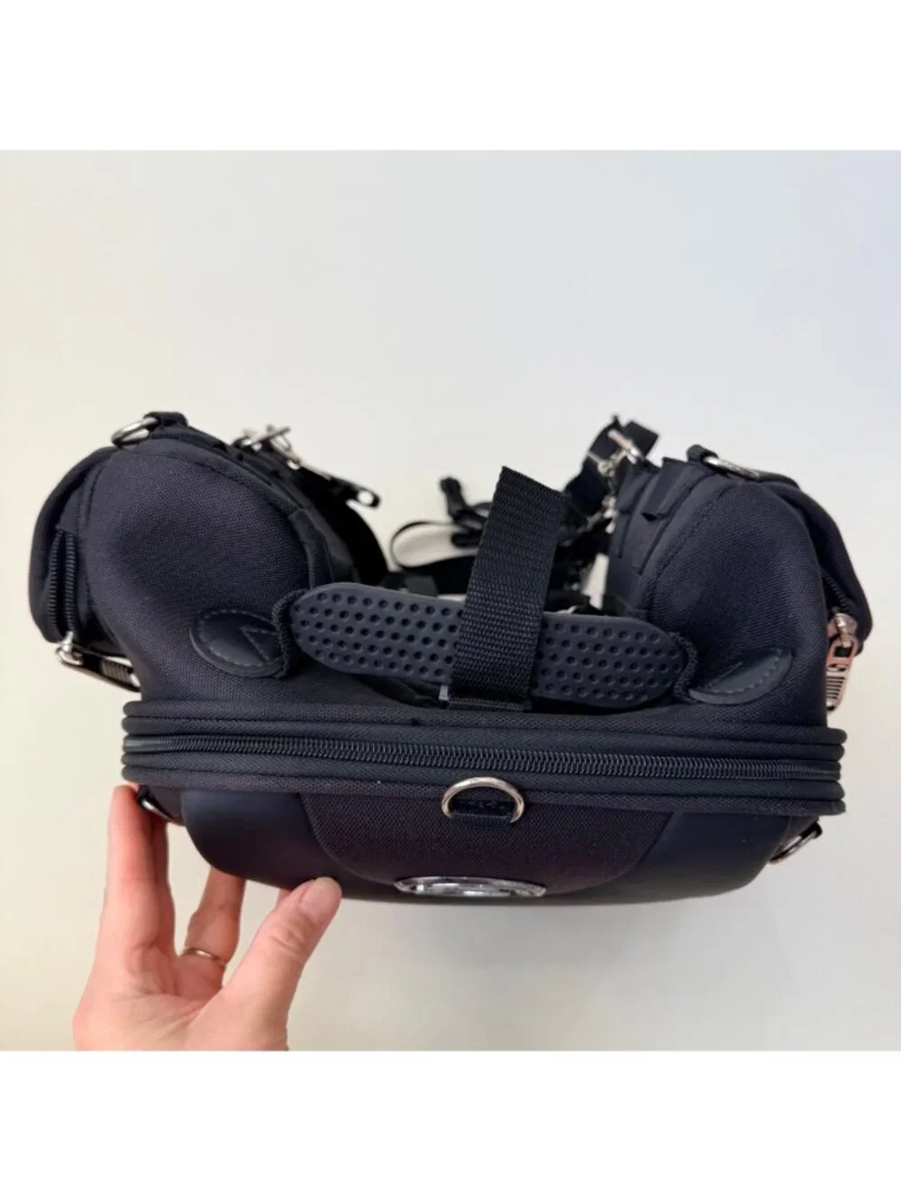 Saddlemen Tunnel Tail Bag Motorcycle Luggage Black Storage Travel Bag
